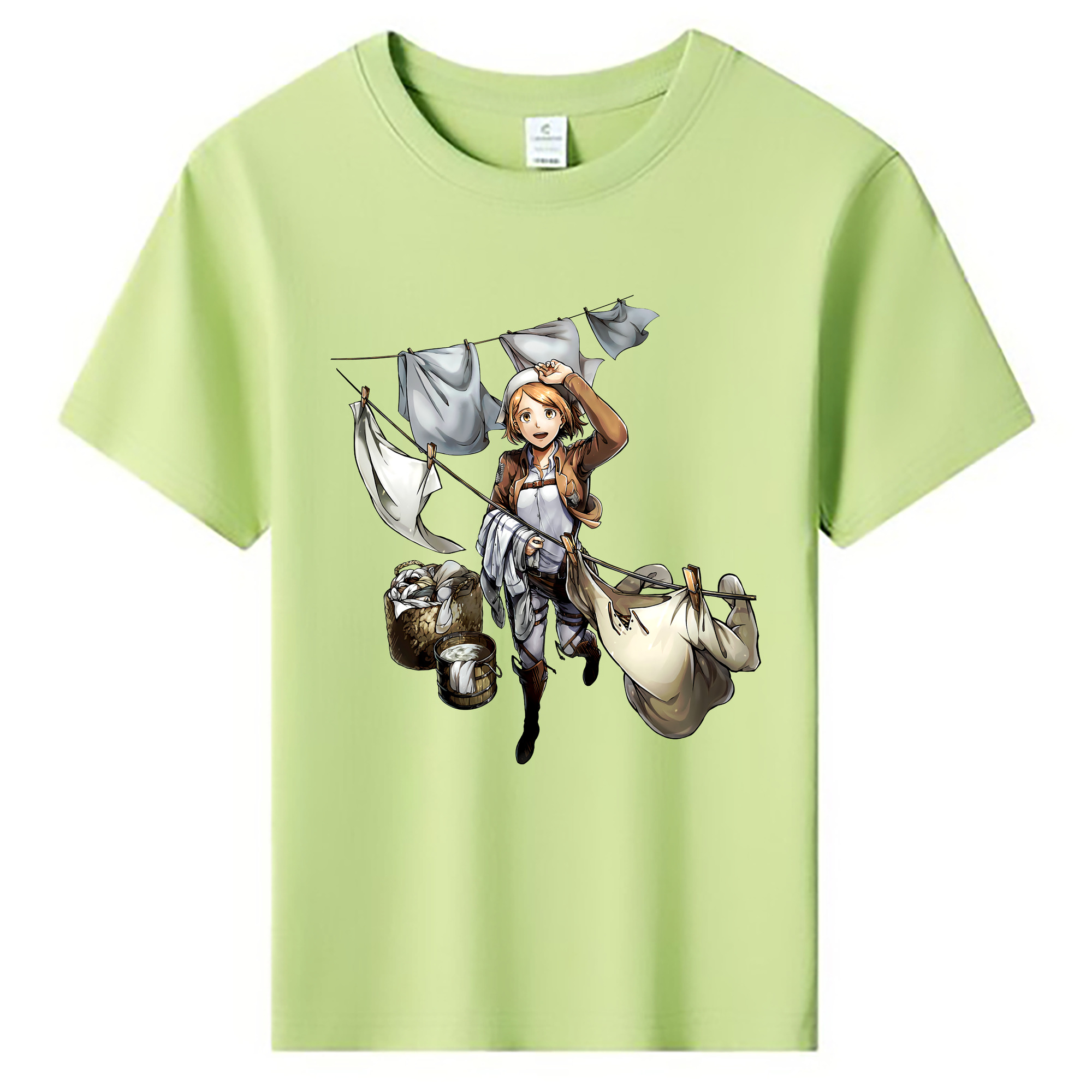 （画像用） 進撃の巨人 ペトラ·ラル Attack on Titan Petra Rall 綿100％キッズTシャツ（フロントプリント）
